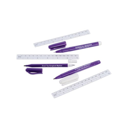 Rotuladores Cutáneos  con Regla Marca: Purple Surgical