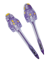 Trocar Dual Pack de trocares ultimate de 12 mm x 100 cm Estriado con Navaja Marca: Purple Surgical